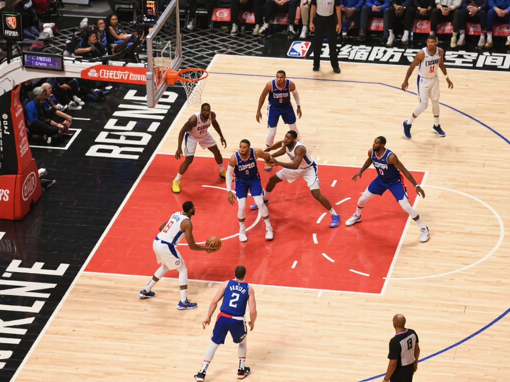 压缩防守空间：快船战术的核心所在
快船