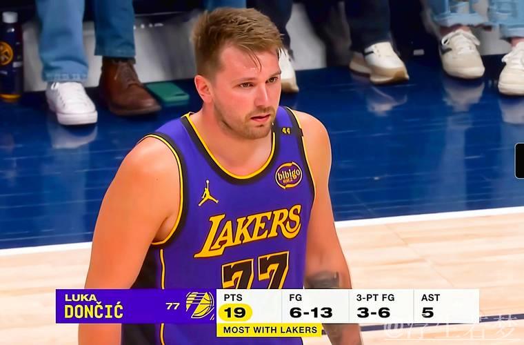 东契奇砍下35分难救主 湖人憾负马刺