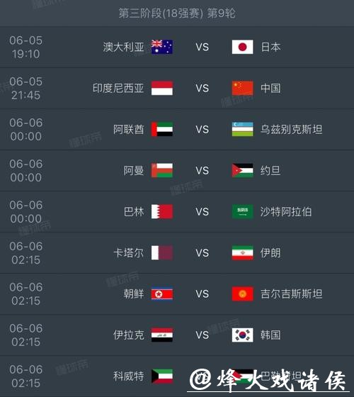 2026年世界杯比赛时间安排及赛程详情解析